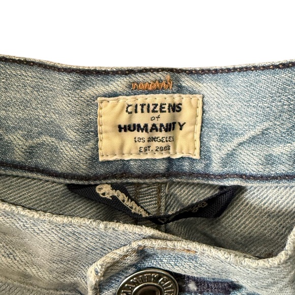 Citizens of Humanity | Emerson Slim Boyfriend Distressed Jeans Slouchy Size 26 - Picture 9 of 16